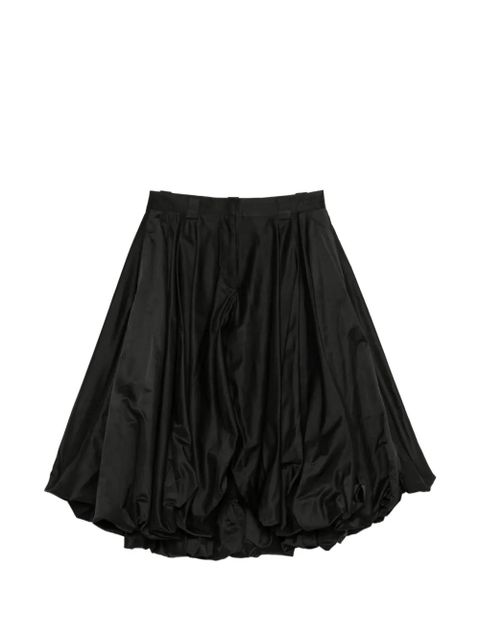 Balenciaga gathered midi skirt - Black - zdjęcie produktu nr 1