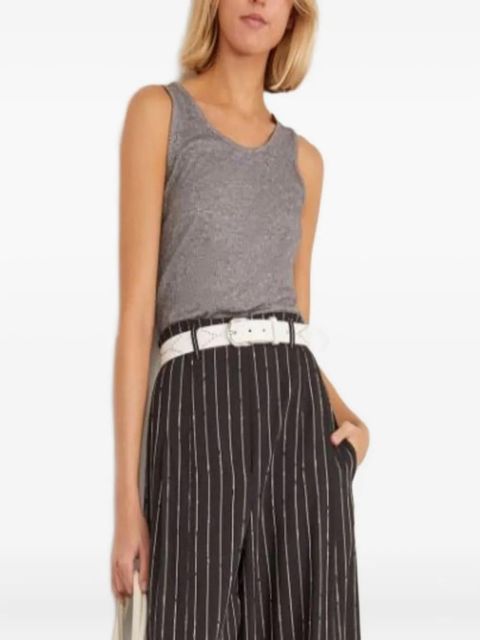 LouLou de Saison ribbed scoop-neck tank top - Grey - zdjęcie produktu nr 1