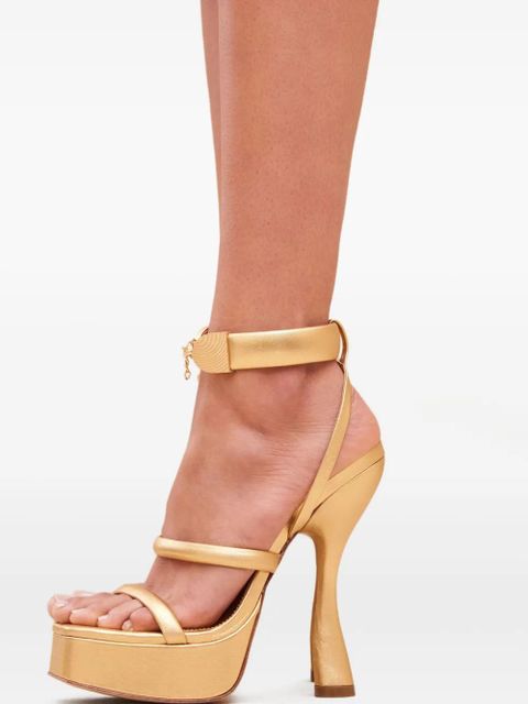 Cult Gaia Elodie platform sandals - Gold