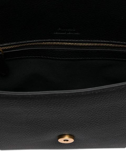 PINKO Love studded shoulder bag - Black