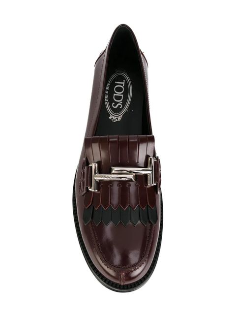 Tod's fringed loafer - Red