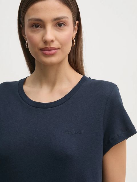 Pepe Jeans t-shirt lniany MEGAN