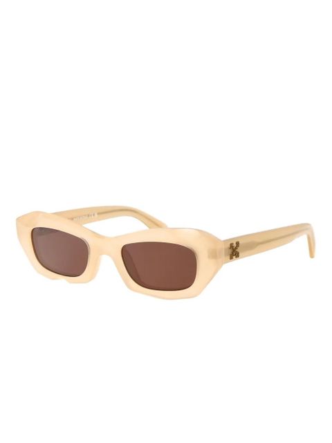 Off-White Venezia rectangle sunglasses - Neutrals