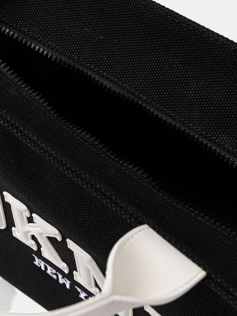 Dkny torebka bawełniana kolor czarny R52AGR57