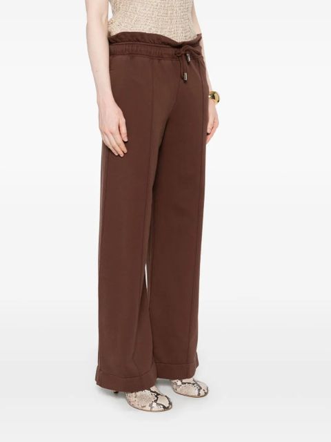 JW Anderson gathered-waist track pants - Brown