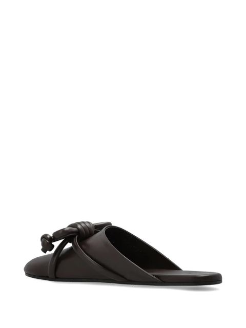 LOEWE Flamengo knot mule - Brown