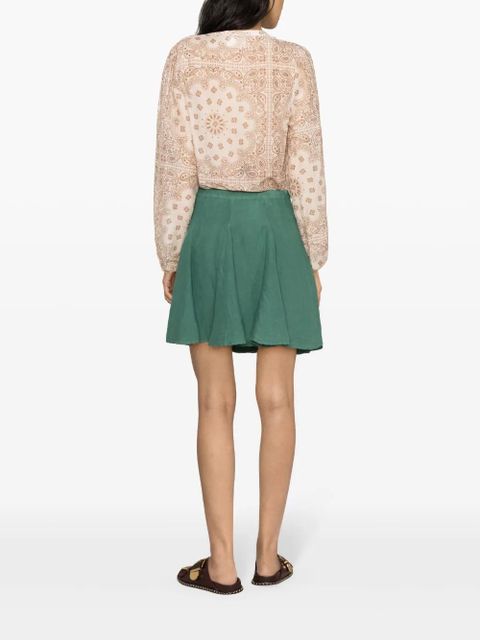 MC2 Saint Barth Harper bandana-print blouse - Neutrals - zdjęcie produktu nr 2