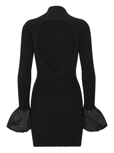 ROTATE BIRGER CHRISTENSEN cutout knit mini dress - Black - zdjęcie produktu nr 2