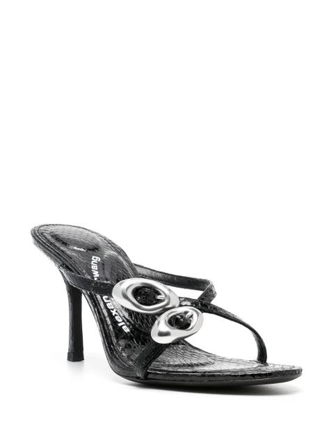 Alexander Wang 85mm Dome sandals - Black