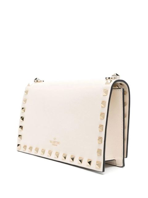 Valentino Garavani Rockstud clutch bag - White