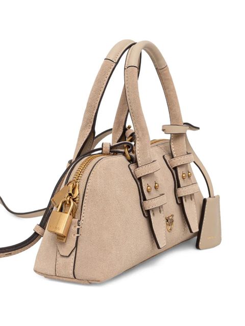 PINKO buckle-detail tote bag - Neutrals