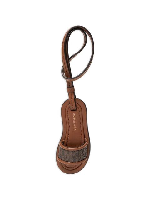 Michael Kors logo-print slide bag-charm - Brown - zdjęcie produktu nr 1