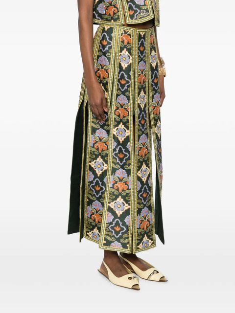 ALEMAIS Oasira maxi skirt - Green