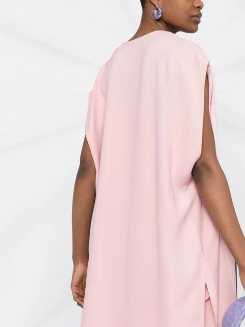 Valentino Garavani side-slit open vest - Pink