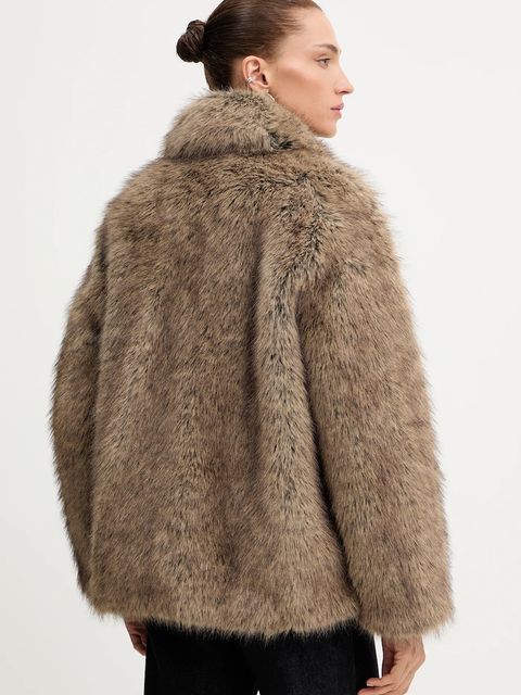 Liu Jo płaszcz kolor zielony MF5232 E1095