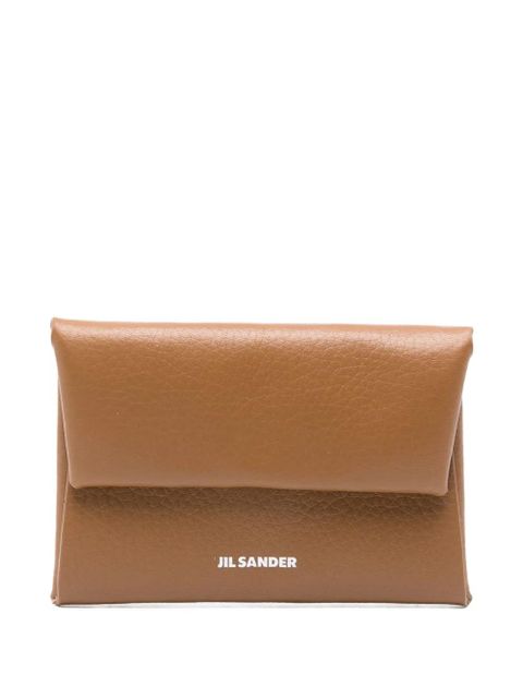 Jil Sander suede leather wallet - Brown - zdjęcie produktu nr 1