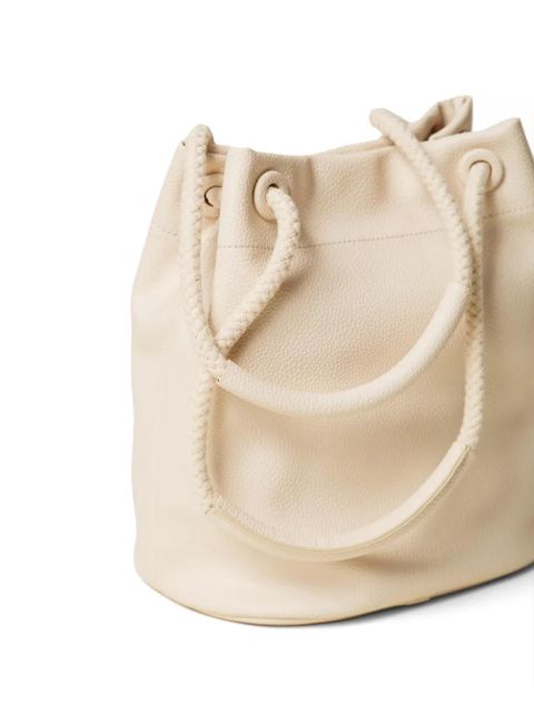 TWINSET rope-handle bucket bag - Neutrals