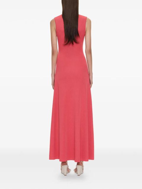 Christopher Esber Hiero Crystal Disconnect tank midi dress - Red