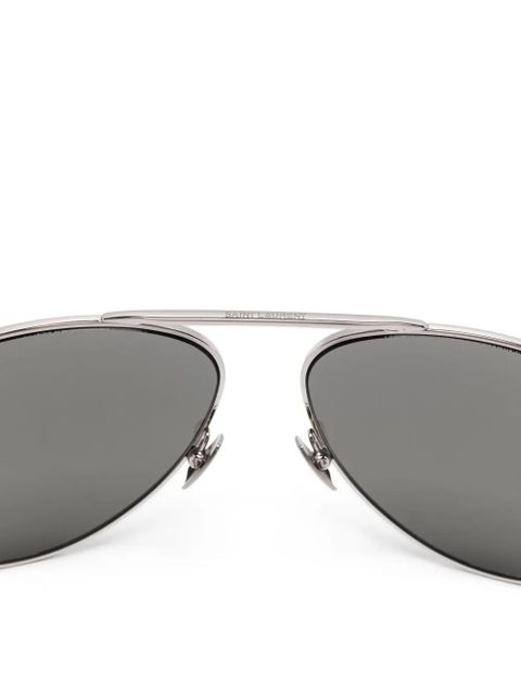 Saint Laurent Eyewear pilot-frame sunglasses - Grey