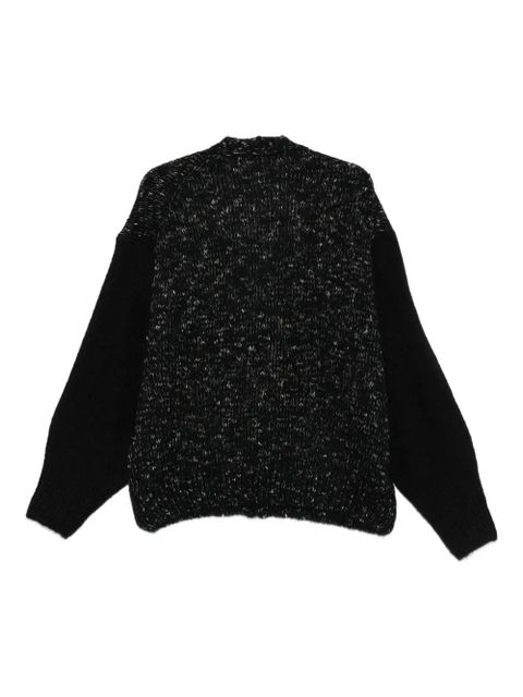 Alysi V-neck cardigan - Black