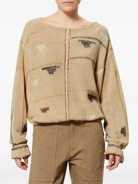 ISABEL MARANT Elyron sweatshirt - Neutrals