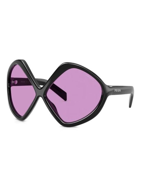 Prada Eyewear oversized-frame sunglasses - Black - zdjęcie produktu nr 2