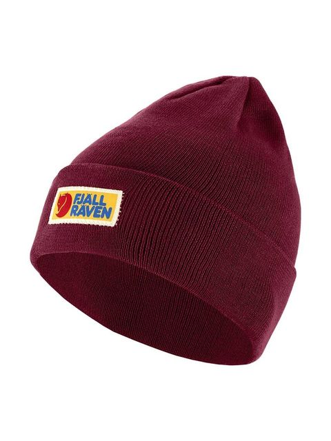 Fjallraven czapka Vardag Classic kolor bordowy - zdjęcie produktu nr 1