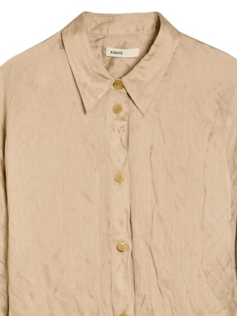 KHAITE buttoned shirt - Neutrals - zdjęcie produktu nr 2