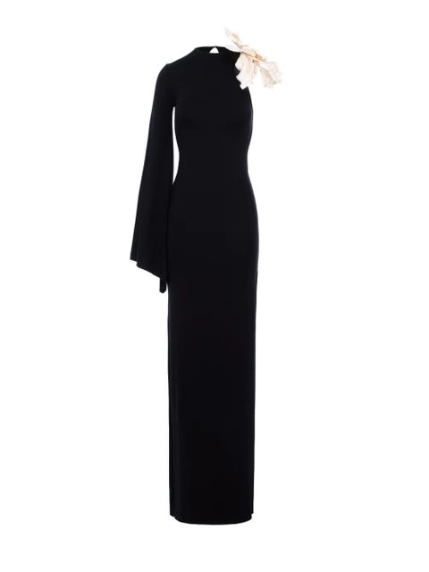 MANURÍ Dina Darling one-shoulder maxi dress - Black - zdjęcie produktu nr 1