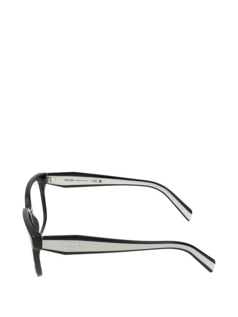 Prada rectangle-frame glasses - Black