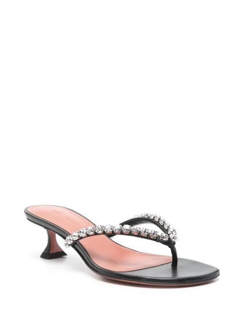 Amina Muaddi 40mm Gigi sandals - Black - zdjęcie produktu nr 2
