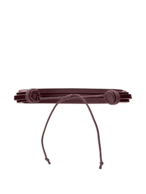 Saint Laurent Cassandre string bracelet - Red - zdjęcie produktu nr 2