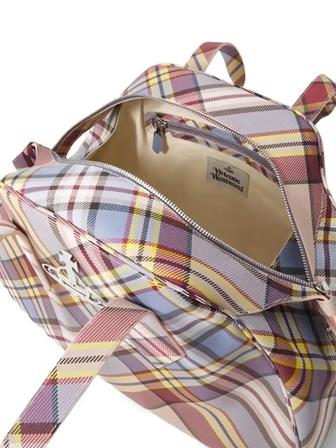 Vivienne Westwood haze check large bag - Neutrals