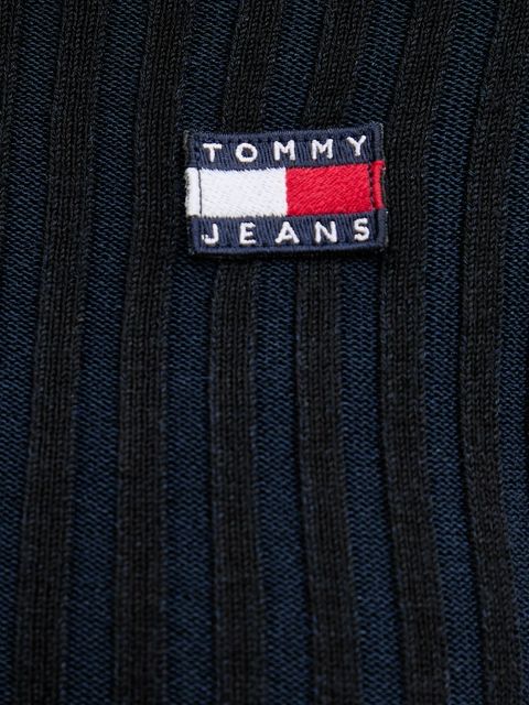 Tommy Jeans kardigan damski kolor czarny lekki DW0DW20974
