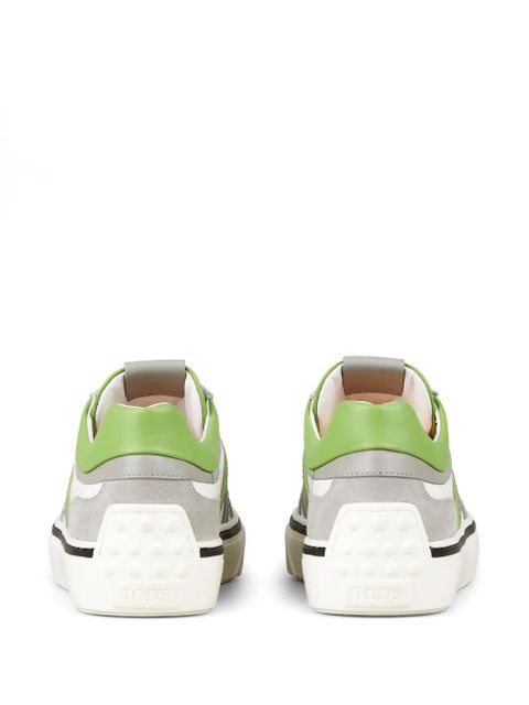 Tod's Automobili Lamborghini logo-debossed low-top sneakers - White