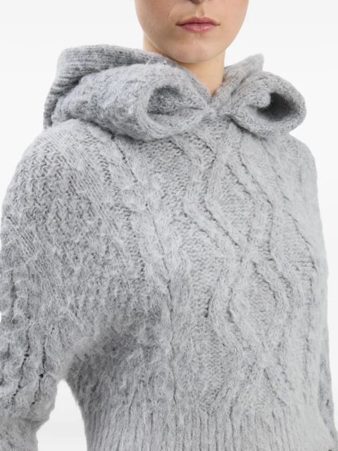 Victoria Beckham cable-knit sweater - Grey