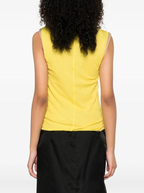 Sportmax contrast trim top - Yellow