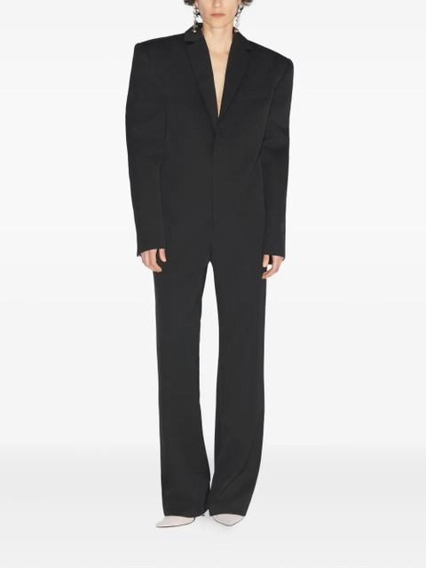 Jean Paul Gaultier lacing detail tailored jumpsuit - Black - zdjęcie produktu nr 2