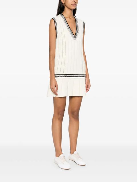 Golden Goose Varsity Marjory mini dress - Neutrals - zdjęcie produktu nr 2