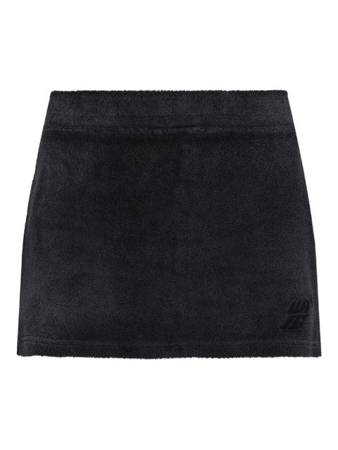 Alexander Wang embroidered cotton mini skirt - Black - zdjęcie produktu nr 1