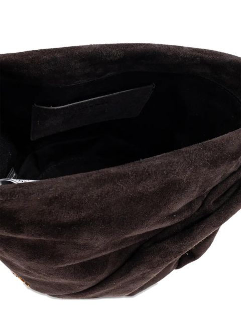 ROTATE BIRGER CHRISTENSEN Bon Bon knotted-detail shoulder bag - Brown