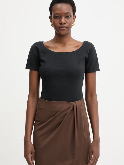 Weekend Max Mara t-shirt damski bawełniany MULTIG - zdjęcie produktu nr 2