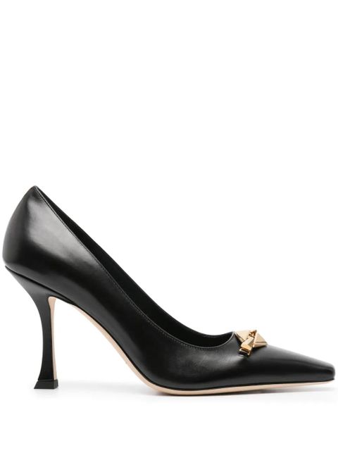Jimmy Choo Ryker 90mm leather pumps - Black - zdjęcie produktu nr 1