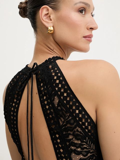 Guess sukienka NEW LIZA kolor czarny mini prosta W5YK0C KCS90