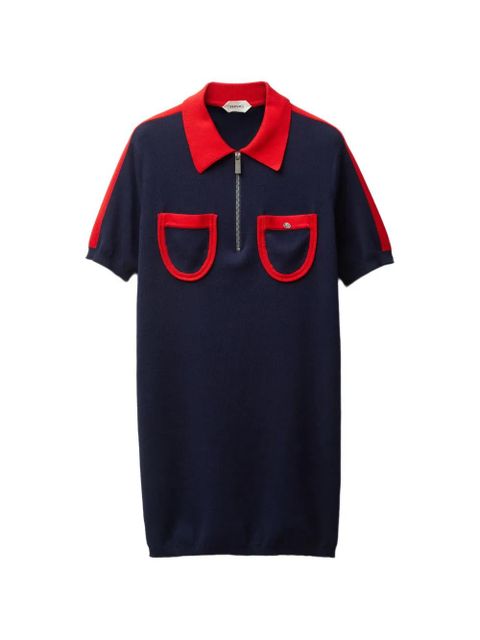 Versace polo zip dress - Blue - zdjęcie produktu nr 1