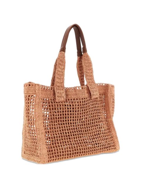 Chloé Summer Banana raffia tote bag - Neutrals - zdjęcie produktu nr 2