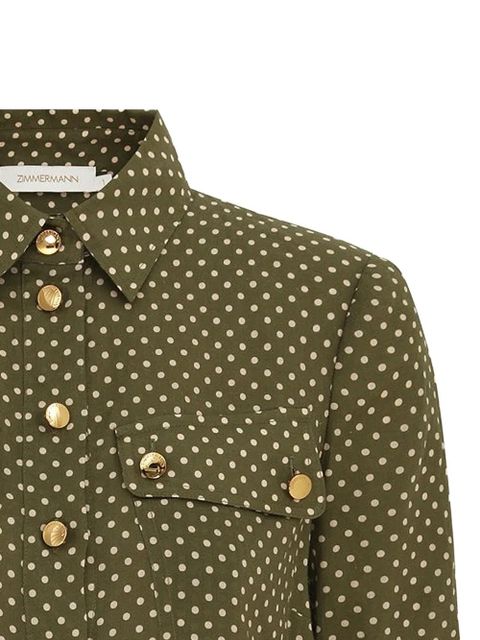 ZIMMERMANN Luna shirt - Green - zdjęcie produktu nr 2