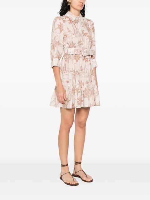 MC2 Saint Barth linen mini dress - Neutrals