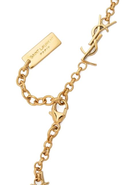 Saint Laurent CASSANDRE multi-charm bracelet - Gold - zdjęcie produktu nr 2