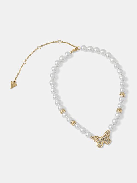 Guess naszyjnik damski ze stali nierdzewnej BORBOLETA - zdjęcie produktu nr 2